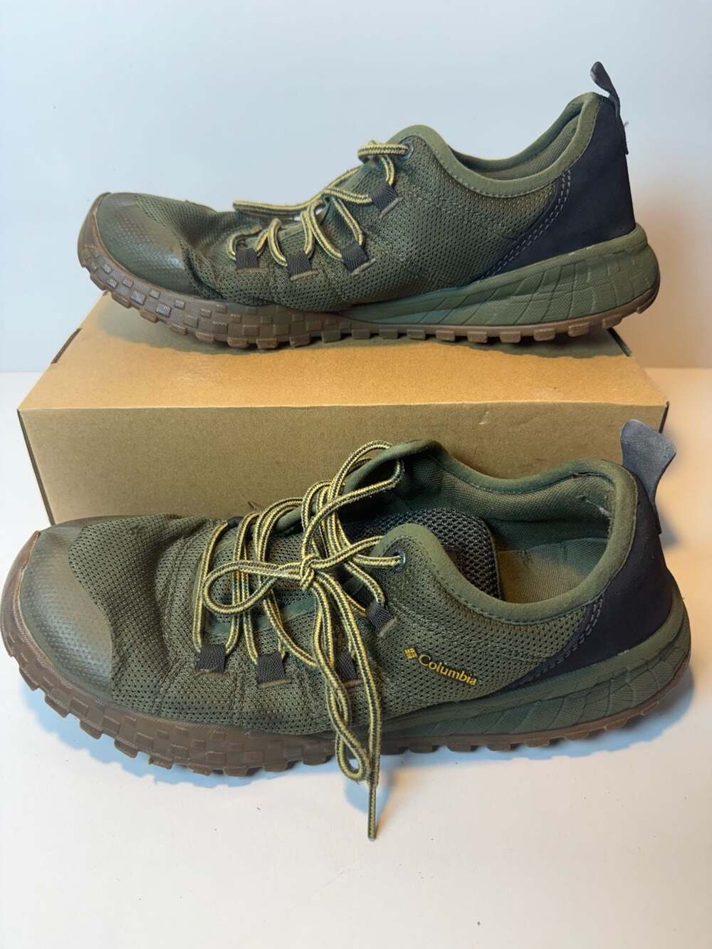 Columbia Fairbanks Low Size 10.5 Green Hiking Shoes